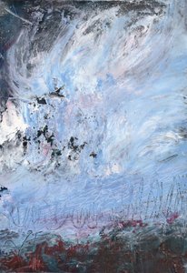 Stürmische abstrakte Landschaft von Deb Chaney