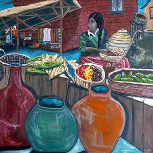 Markt, 2023 von Deborah Eve Alastra
