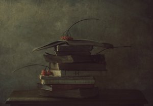 Herbstbücher und Beeren von Delphine Devos