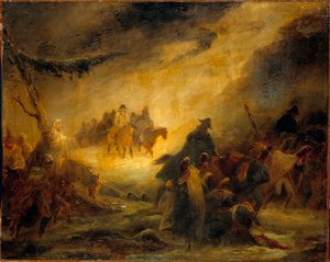 Russischer Rückzug. Napoleonischer Krieg (1812)