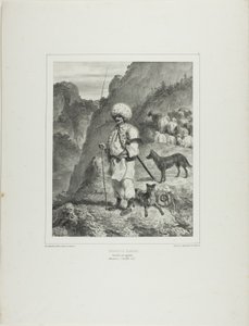Bannat-Schäfer, Linkes Ufer der Donau von Denis Auguste Marie Raffet