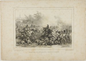Angriff der republikanischen Husaren von Denis-Auguste-Marie Raffet