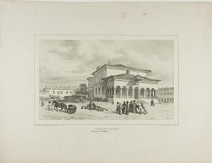 Kirche des heiligen Georg, Bukarest, Walachei, 13. Juli 1837