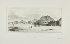 Hof des Quarantäne-Generals, Skoulani, Bessarabien von Denis Auguste Marie Raffet