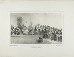 Generalversammlung der Bojaren, Bukarest, Walachei, 15. Juli 1837 von Denis Auguste Marie Raffet
