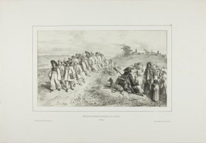 Ungarische Kinder auf dem Weg zur Schule von Denis-Auguste-Marie Raffet