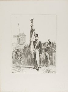 Leichte Infanterie, Fahnenträger von Denis Auguste Marie Raffet