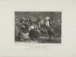 Kleiner aristokratischer Club, 28. Juli 1830 von Denis Auguste Marie Raffet