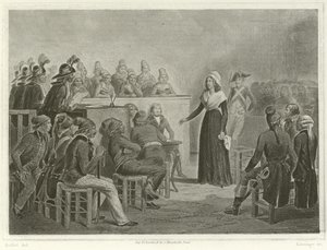 Marie Antoinette vor dem Revolutionstribunal