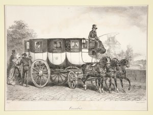 Omnibus von Denis Auguste Marie Raffet