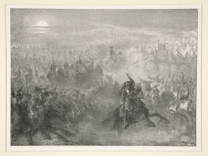 Nachtüberprüfung von Denis Auguste Marie Raffet
