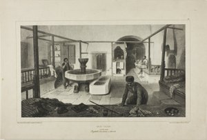 Tartarisches Bad, Ruheraum von Denis Auguste Marie Raffet