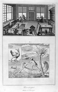Mosaikmacher, 1751-1777 von Denis Diderot