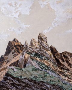 Erdige Texturierte Berge