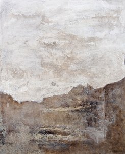 Gedämpfte Berglandschaft