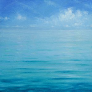 Wolke über Wasser von Derek Hare