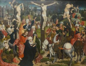 Kreuzigungsaltar: Kreuzigung Christi