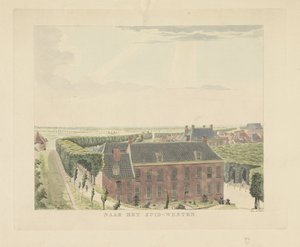 Blick auf die Stadtmauer südwestlich von Nijmegen von Derk Anthony van de Wart