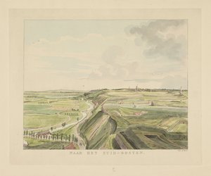 Ansicht der Landschaft südöstlich von Nijmegen von Derk Anthony van de Wart
