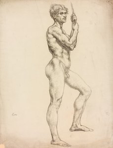 Studie einer männlichen Figur