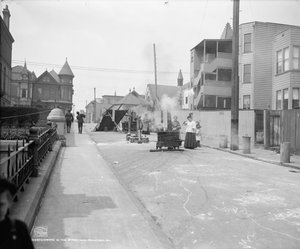 Kochen auf einer Straße in San Francisco