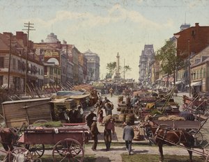Jacques-Cartier-Platz, Montreal, 1901 von Detroit Publishing Co.