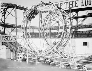 Loop the Loop, Coney Island, New York, ca. 1903 von Detroit Publishing Co.