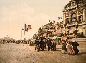 Promenade und großer Salon, Trouville-sur-Mer, Frankreich, ca. 1905 von Detroit Publishing Co.