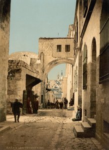 Der Bogen von Ecce Homo, Jerusalem, Heiliges Land, ca. 1890-1900