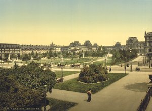 Der Louvre, Paris, ca. 1890-1900 von Detroit Publishing Co.