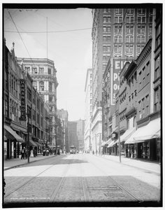 Wood Street, Pittsburgh, Pa. von Detroit Publishing Co.