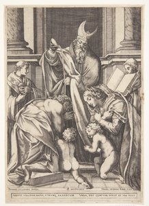 Die Taufe des heiligen Eustachius