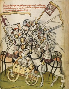 Hussitenkrieg Aus: Das Leben und die Zeiten des Kaisers Sigismund von Eberhard Windeck, ca. 1450 von Diebold, Lauber