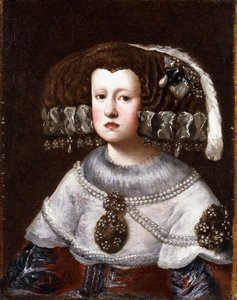 Porträt von Königin Mariana von Österreich, kleine halbe Länge
