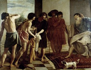 Jakob erhält das Gewand von Giuseppe von Diego Rodriguez de Silva y Velazquez