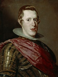 Porträt von Philipp IV. von Spanien in Rüstung, ca. 1625-1628 von Diego Rodriguez de Silva y Velazquez