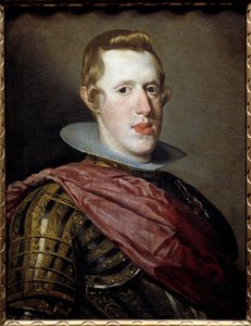 Porträt von Philipp IV. (1605-1665), König von Spanien von Diego Velázquez