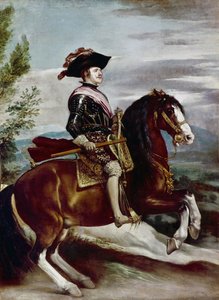 Porträt von Philipp IV. zu Pferd, ca. 1635