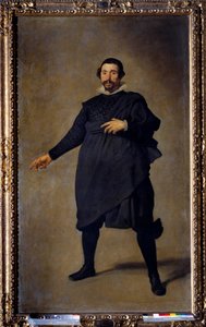 Porträt des Narren Pablo von Valladolid (Detail)
