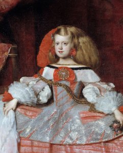 Porträt der Infantin Margarita von Österreich (Detail)
