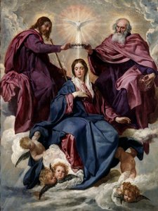Die Krönung der Jungfrau von Diego Velázquez