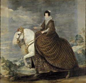 Königin Isabella von Bourbon zu Pferd von Diego Velázquez
