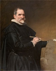 Porträt von Juan Martínez Montañés 1568-1649, 1635-1636 von Diego Velázquez
