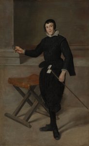 Porträt des Narren Calabazas von Diego Velázquez