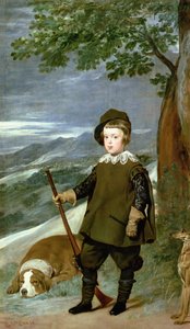 Prinz Balthasar Carlos als Jäger gekleidet, 1635-36