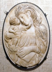 Jungfrau mit Kind (Relief) von Diego de Siloé