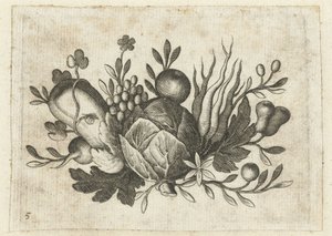Feston von Früchten. Fruchtenbüchlein zum Reisen dienlich