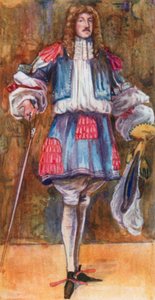Ein Mann aus der Zeit von Karl II. 1660-1685