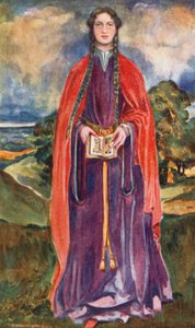 Eine Frau aus der Zeit von Heinrich I. 1100-1135 von Dion Clayton Calthrop
