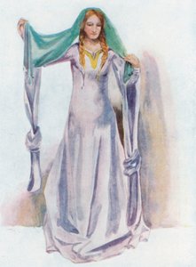 Eine Frau aus der Zeit von Stephan 1135-1154 von Dion Clayton Calthrop